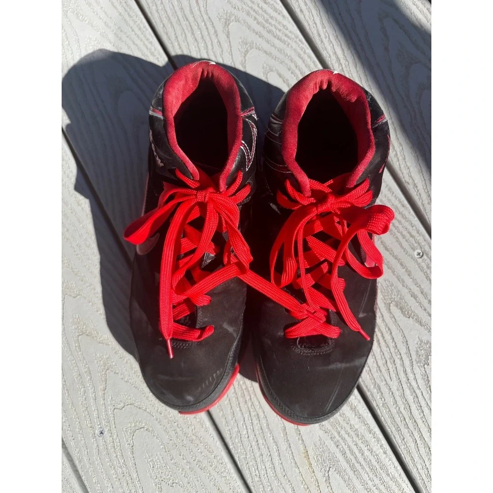 Nike B Roy High Top Basketball Sneakers‎ Black Red Mens Size 10 Shoes